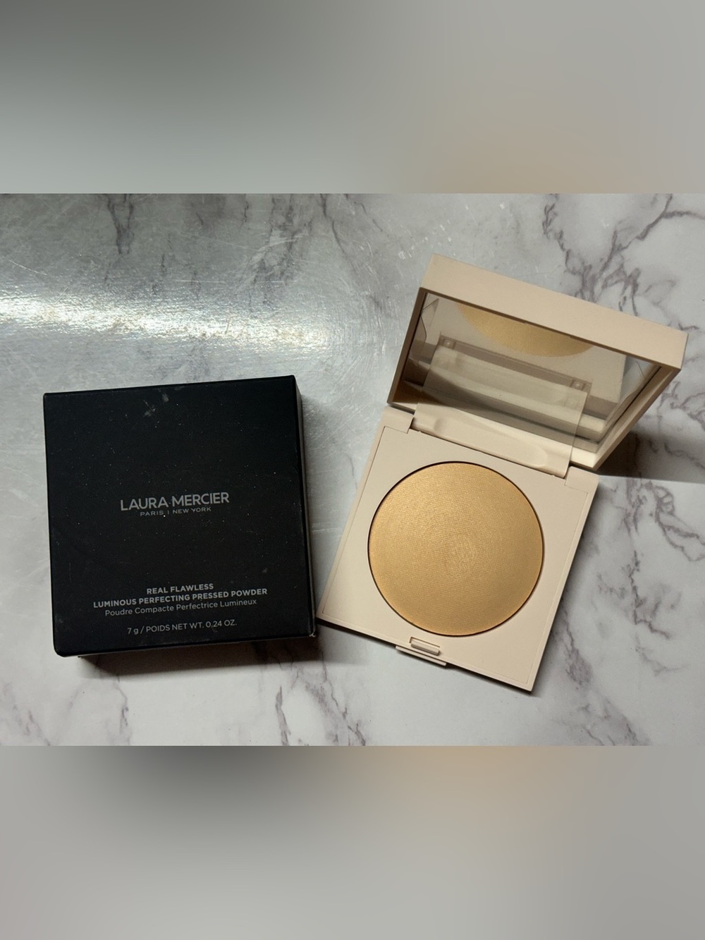 laura mercier Pressed Setting Powder Compact - Warm Gold